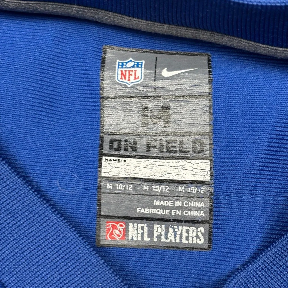 Nike Kids New York Giants Odell Beckham Jr 13 Jersey Blue Medium 10-12 NFL